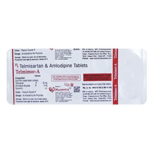 TELMIMOR A Tablet 10's