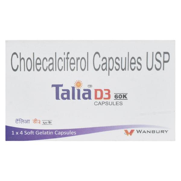 Talia D3 60K Capsule 4'S