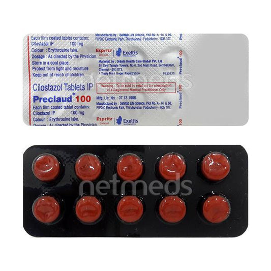 Preclaud 100mg Tablet 10'S