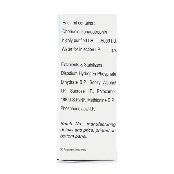 Hucog 5000IU HP Injection 1's