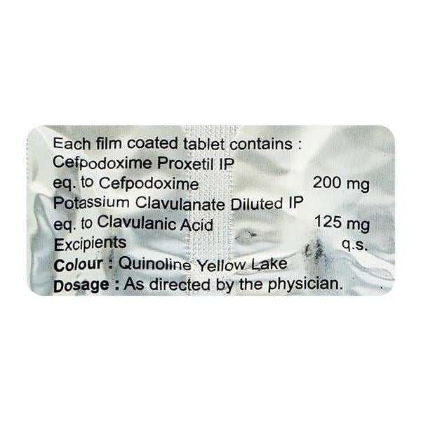 Cepotus CV 200mg Tablet 10'S