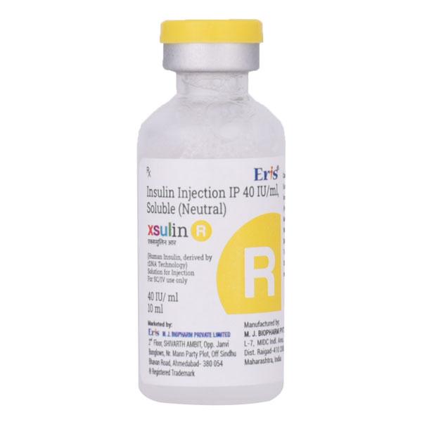 XSULIN R 40iu Injection 10ml