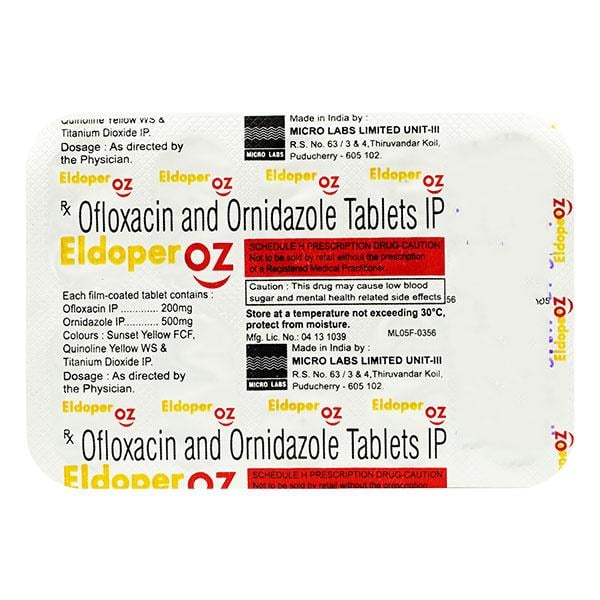 ELDOPER OZ Tablet 10's
