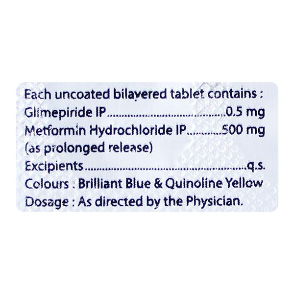 GLYCIREST G 0.5 Tablet 10's
