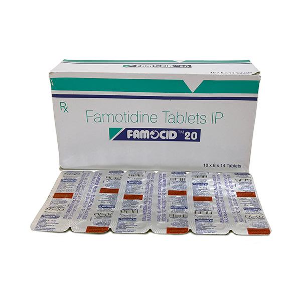 Famocid 20mg Tablet 14'S
