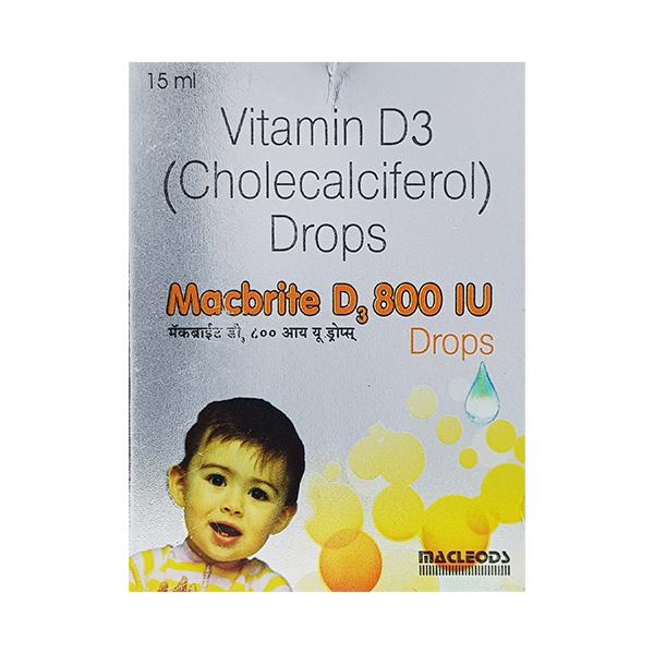 Macbrite D3 800IU Drops 15ml