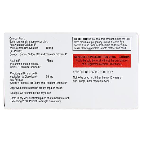 Rozustat Gold 10mg Capsule 10'S