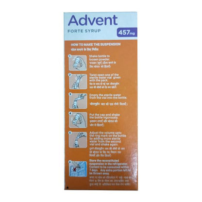 ADVENT FORTE 457 mg Tangy Orange Flavour Syrup 60ml
