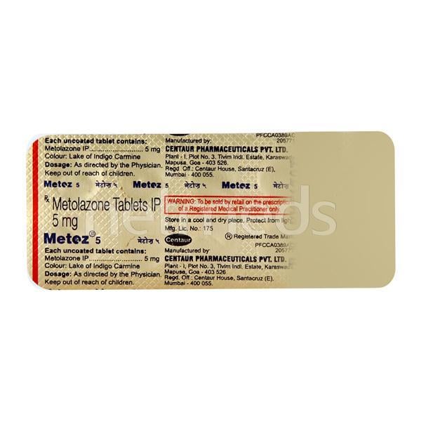 Metoz 5mg Tablet 10'S