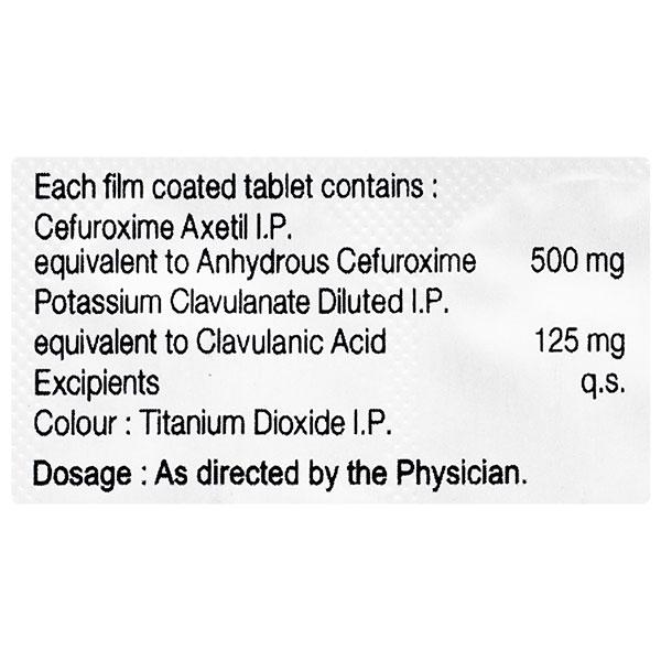 CEFOXIM CV 625 Tablet 10's