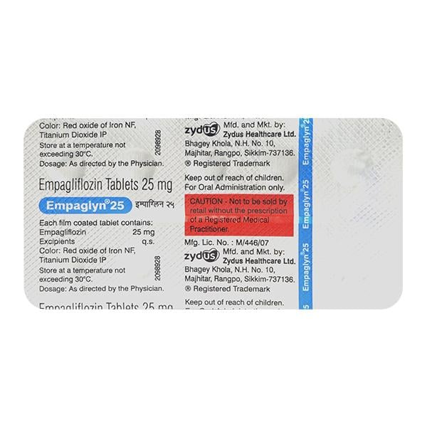 EMPAGLYN 25 Tablet 10's