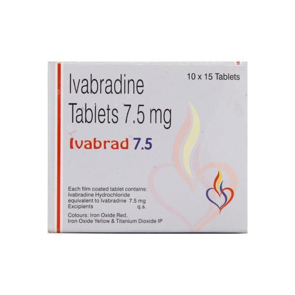 Ivabrad 7.5mg Tablet 15'S