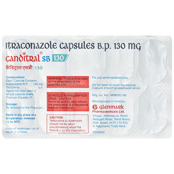 CANDITRAL SB 130 Capsule 10's