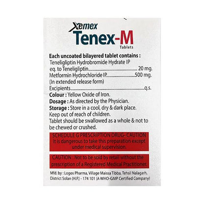 TENEX M Tablet 15's