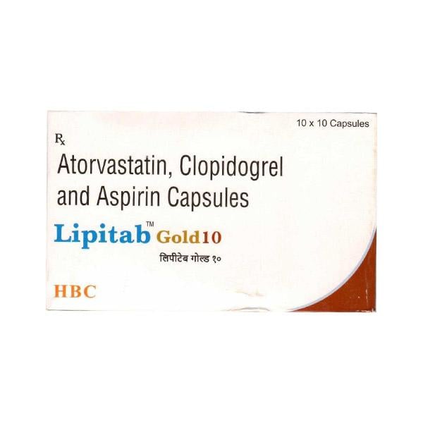 LIPITAB GOLD 10 Capsule 10's