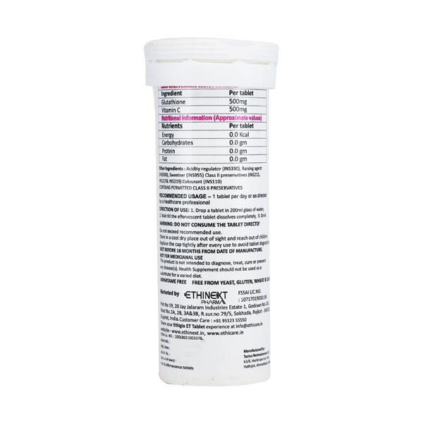 ETHIGLO ET Effervescent Tablet 10's