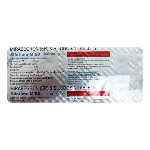 SILOTIME M 50 Tablet 10's