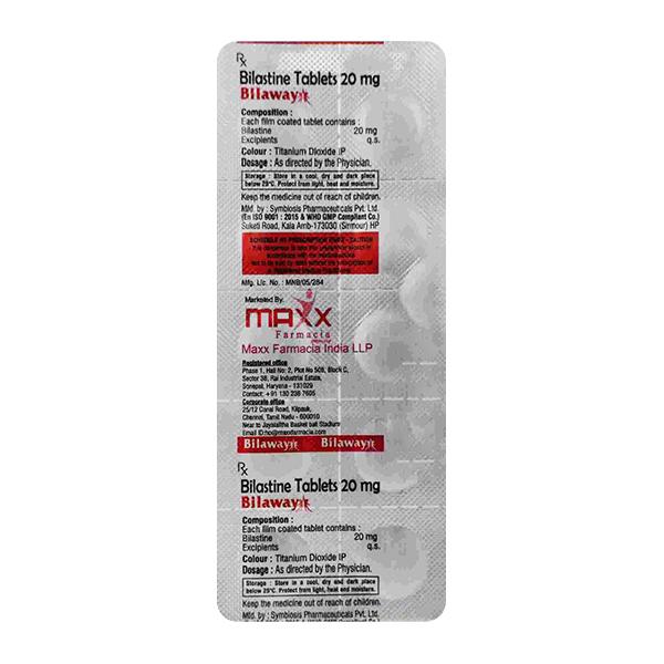 BILAWAY 20 Tablet 10's