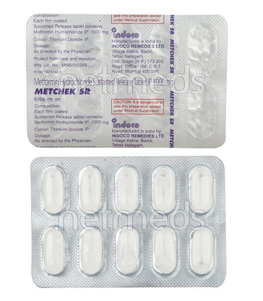 Metchek SR Tablet 10'S