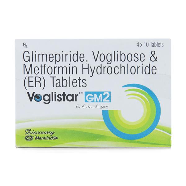 Voglistar GM 2mg Tablet 10'S