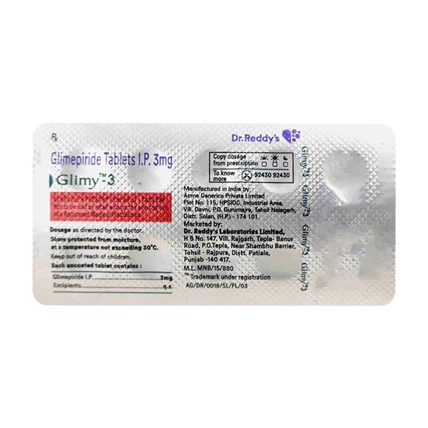 GLIMY 3 Tablet 14's
