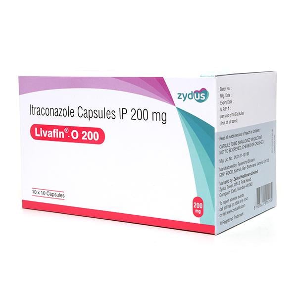 LIVAFIN O 200 Capsule 10's