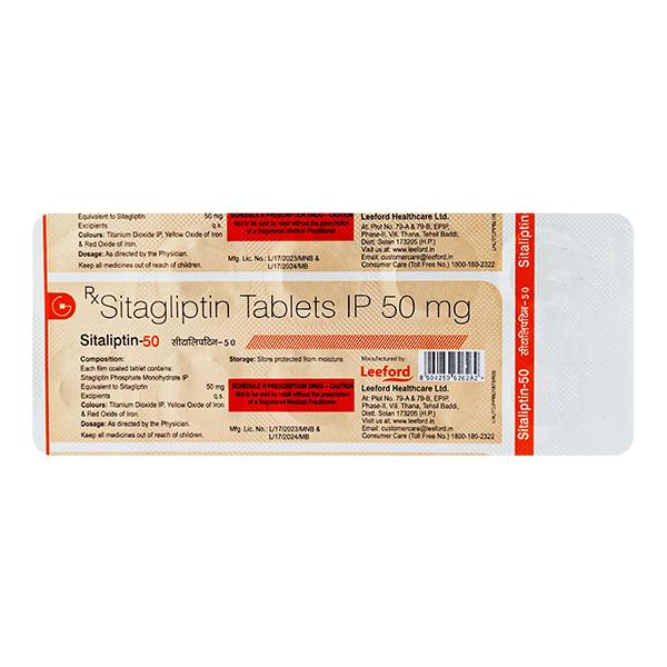 SITALIPTIN 50 Tablet 10's