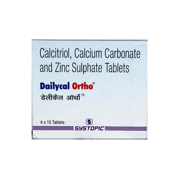 Dailycal Ortho Tablet 15'S - Global Surgicals
