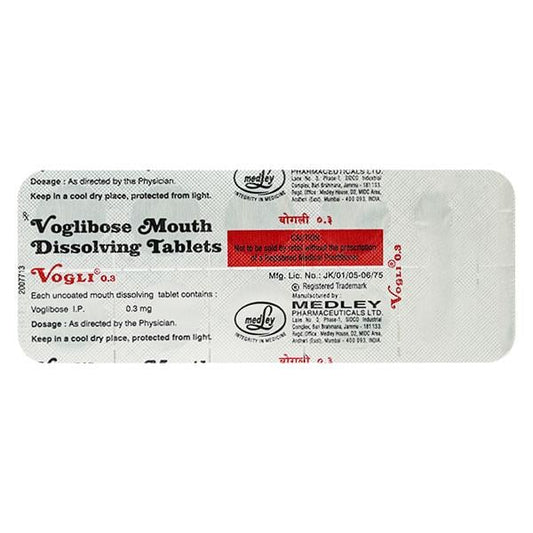 Vogli 0.3mg Tablet 10'S