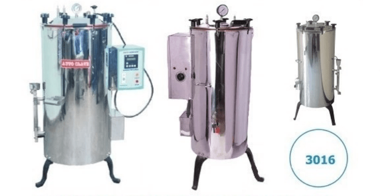 Daksh Autoclave Double Drum - Double Chamber 16" x 24" Automatic - 3016 - Global Surgicals