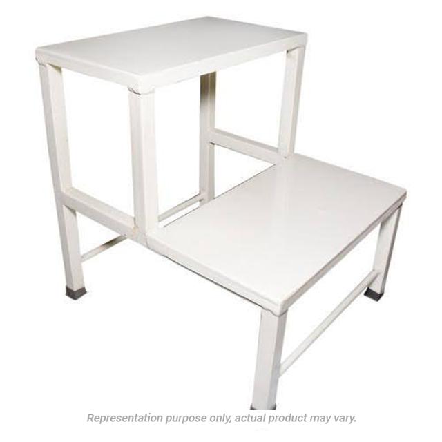 Daksh Double Step Stool Powder Coated - 2085 - Global Surgicals