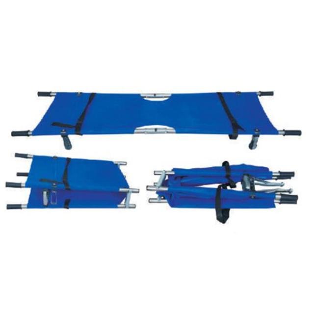 Daksh Folding Stretcher - Two Fold with Bag - 2063 - Global Surgicals