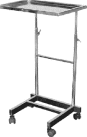 Daksh Mayo™s Trolley Double Pillar Stainless Steel - 2049 - Global Surgicals