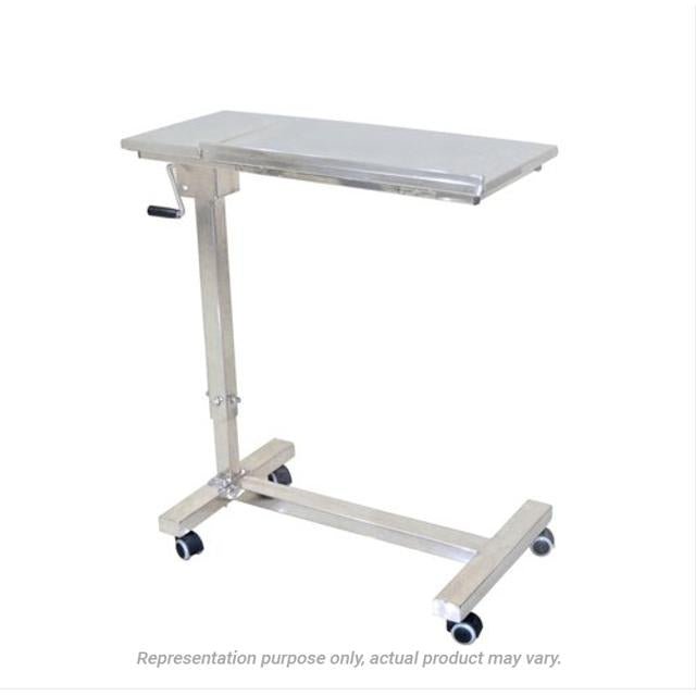 Daksh Over Bed Table Stainless Steel - 2052 - Global Surgicals