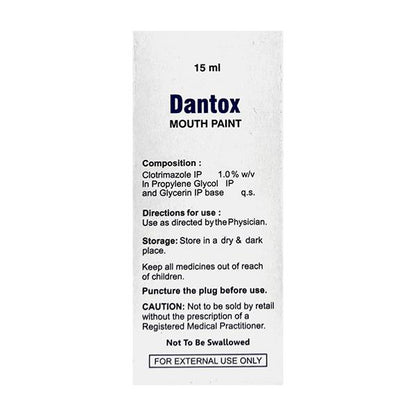DANTOX Mouth Paint 15ml - Global Surgicals