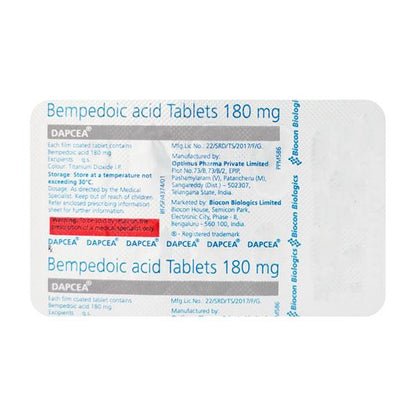 DAPCEA Tablet 10's - Global Surgicals