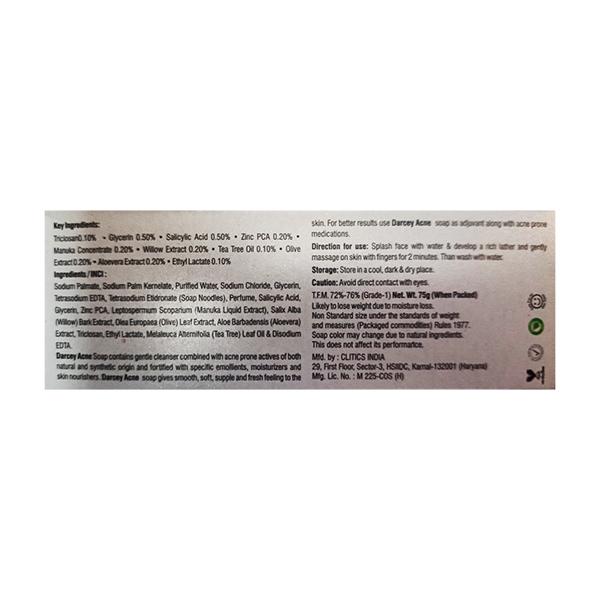 DARCEY ACNE Soap 75g - Global Surgicals