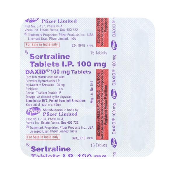 Daxid 100mg Tablet 15'S - Global Surgicals