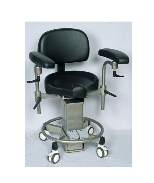 Dayal Motorised Surgeon Chair Stainless Steel - Global Surgicals