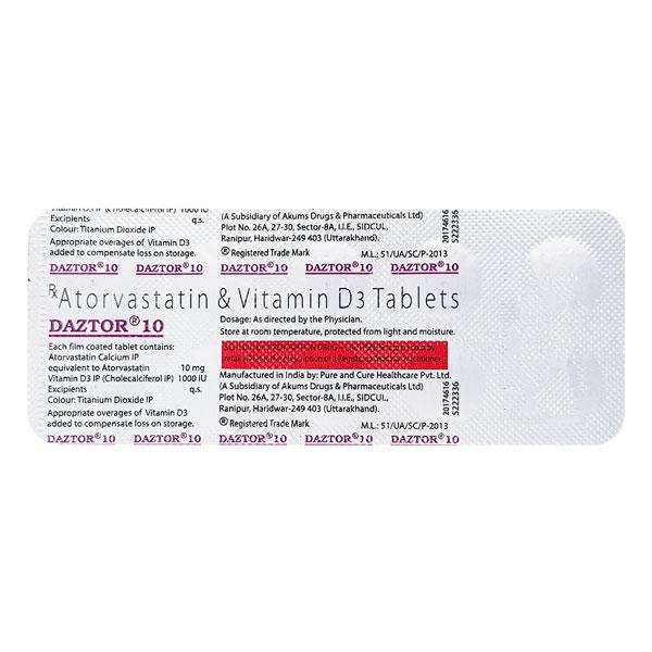 Daztor 10mg Tablet 10'S - Global Surgicals