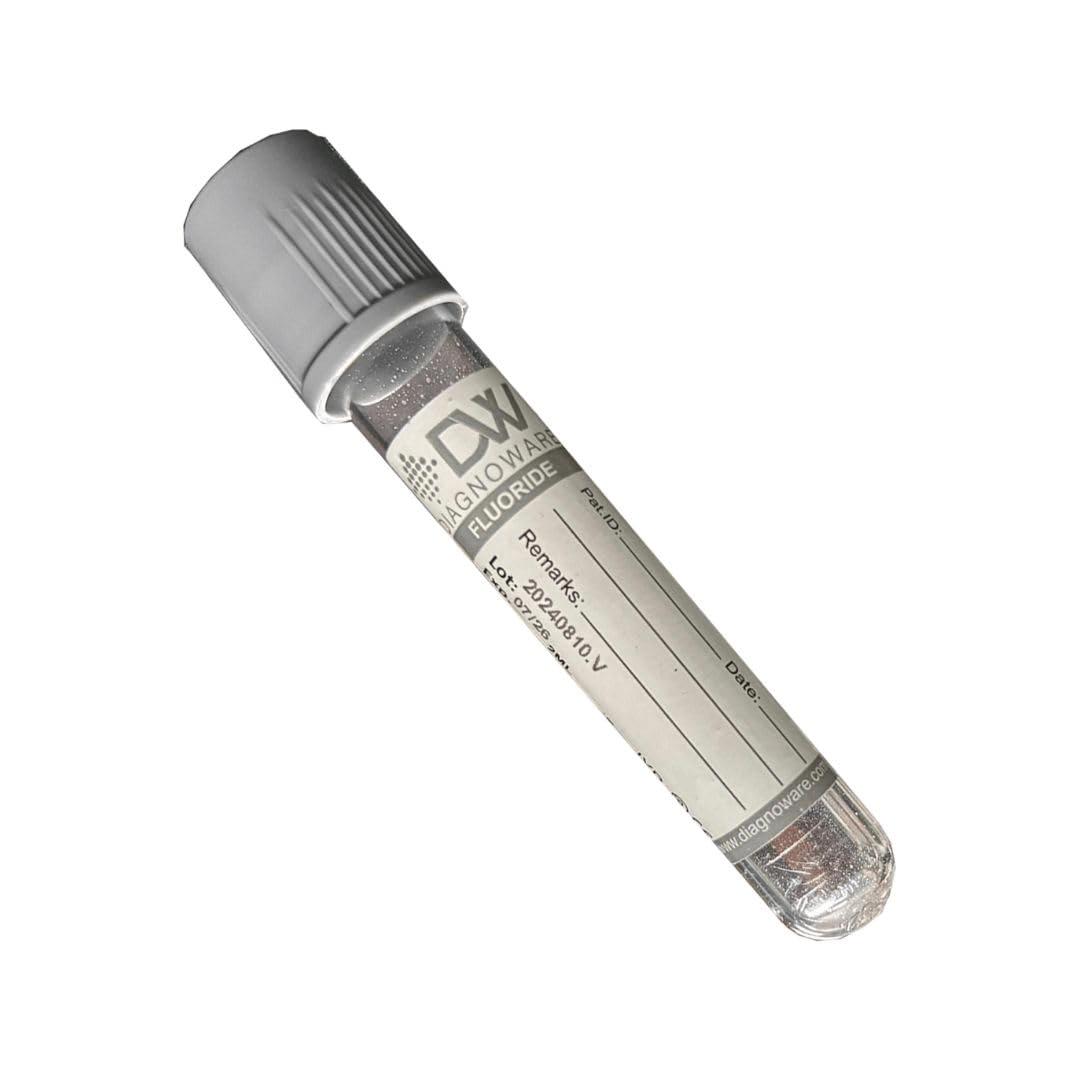 DBO Phlecocuum Sodium Fluoride+EDTA Blood Collection Tube - Global Surgicals
