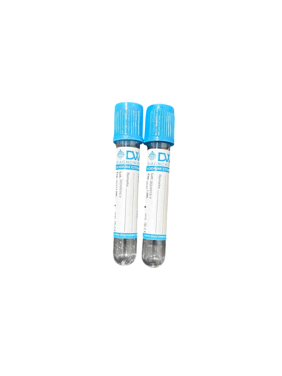 DBO Sodium Citrate Non Vacuum Blood Collection Tube - Global Surgicals