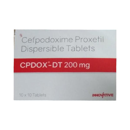 CPDOX DT 200mg Dispersible Tablet 10's