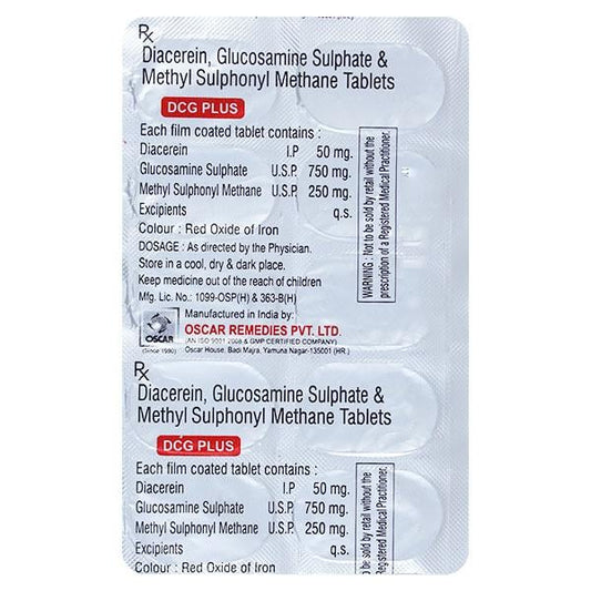 DCG PLUS Tablet 10's - Global Surgicals