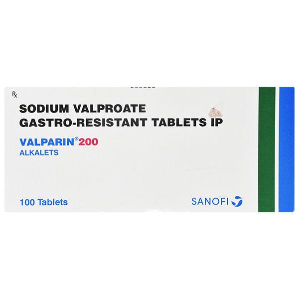 Valparin Alkalets 200mg Tablet 10'S