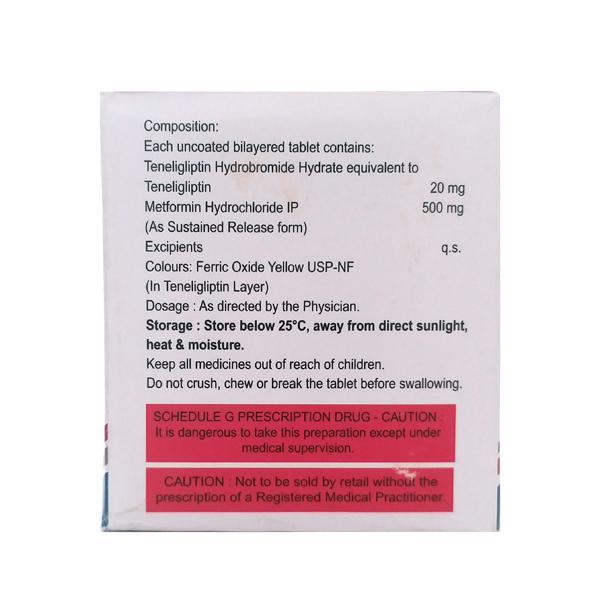 Tenlip M 500/20mg Tablet 10'S