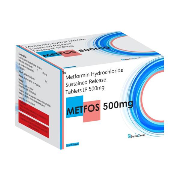 METFOS 500mg Tablet 10's