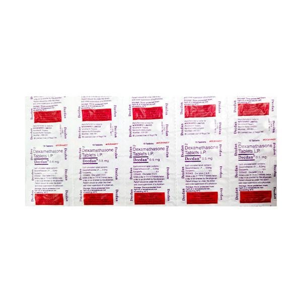 Decdan 0.5mg Tablet 10'S - Global Surgicals