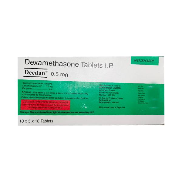 Decdan 0.5mg Tablet 10'S - Global Surgicals