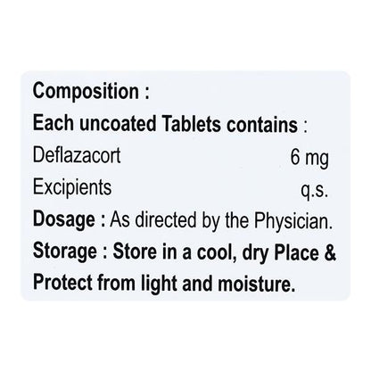 DEFAC 6 Tablet 10's - Global Surgicals